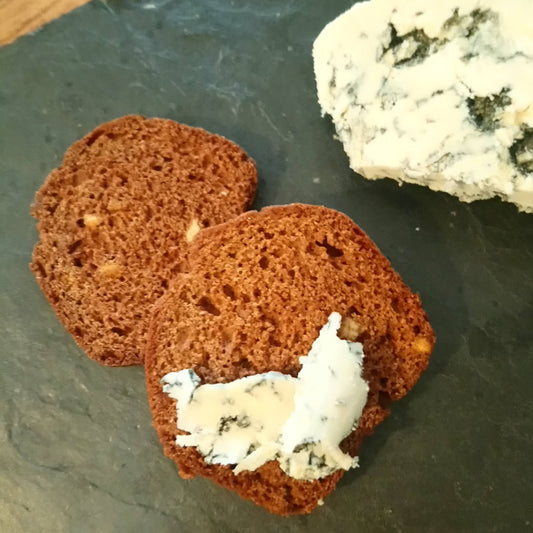 Tranches de pain d'épices à l'orange confite